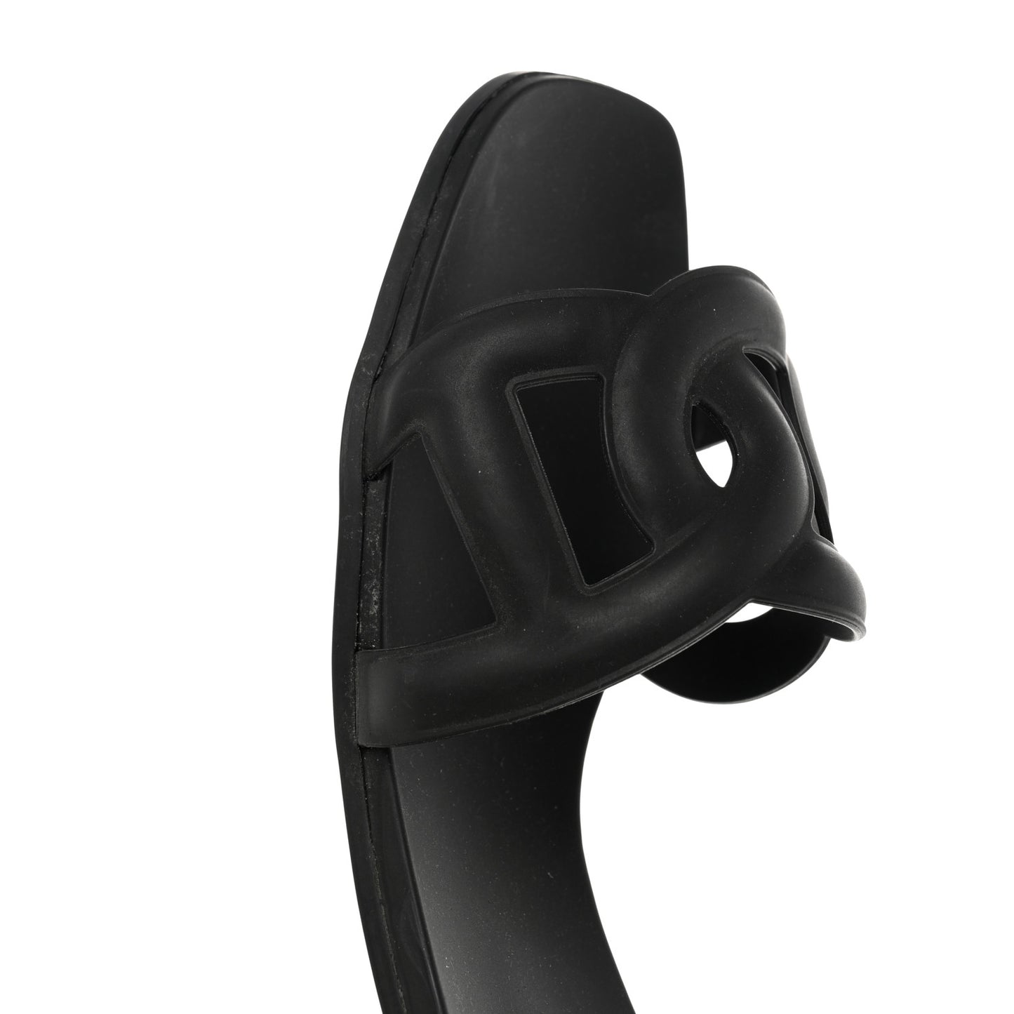 Rubber Aloha Sandals 36 Black