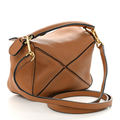 Loewe Calfskin Mini Puzzle Bag Tan 3 of 11
