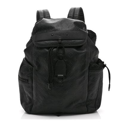 Louis Vuitton Calfskin Monogram Shadow Discovery Backpack Black 1 of 10