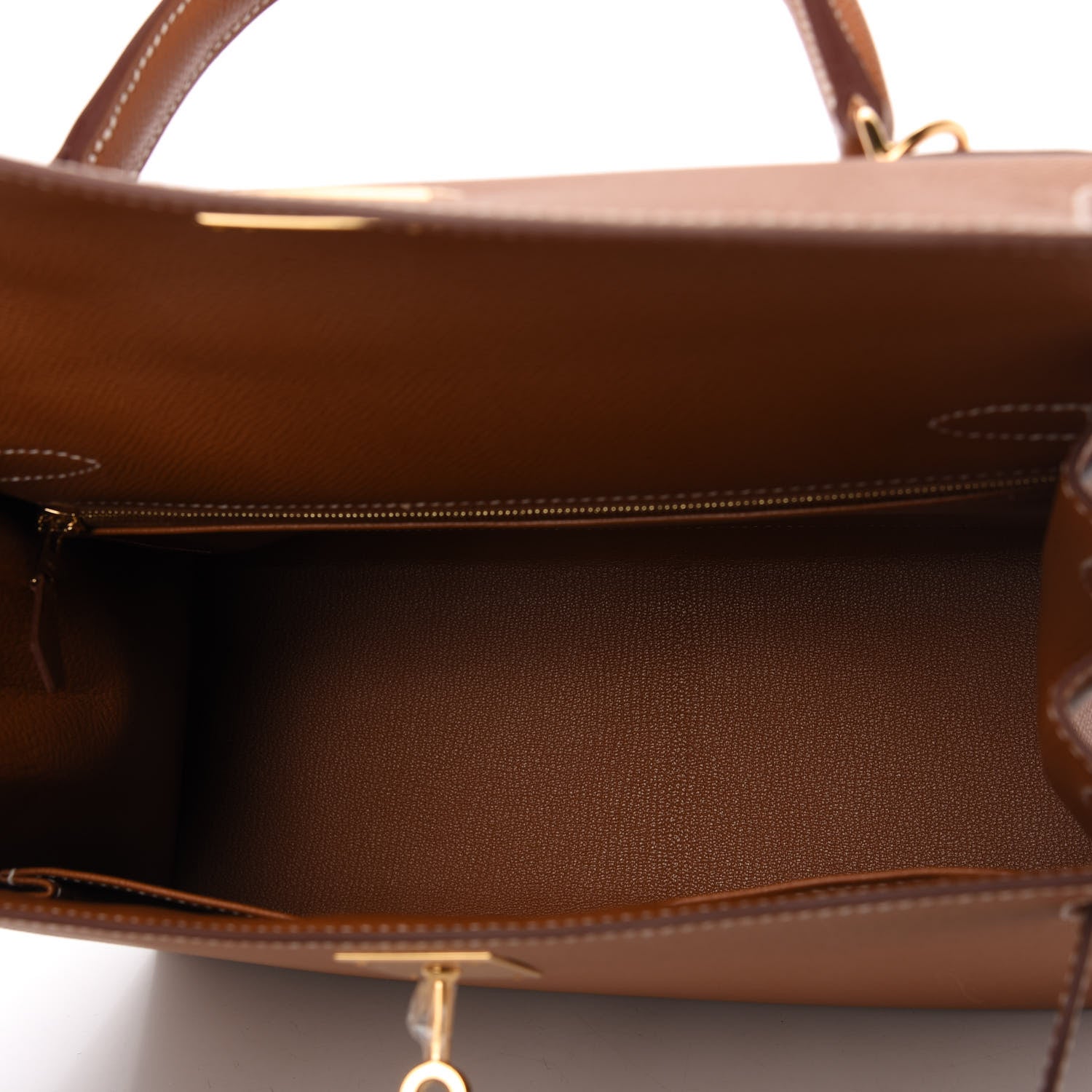 Hermes Epsom Kelly Sellier 28 Gold 5 of 11