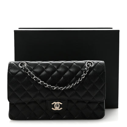 Chanel Caviar Quilted Medium Double Flap Black 11 of 11
