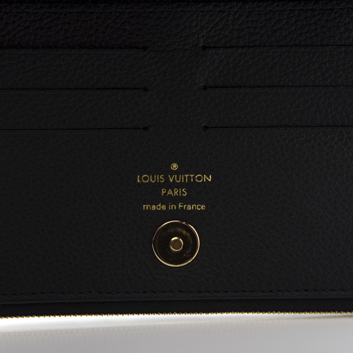Louis Vuitton Empreinte Adele Wallet Black 6 of 8
