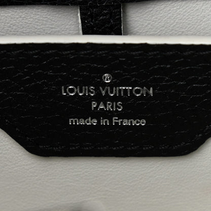 Louis Vuitton Taurillon Stitched Capucines PM Black 6 of 10