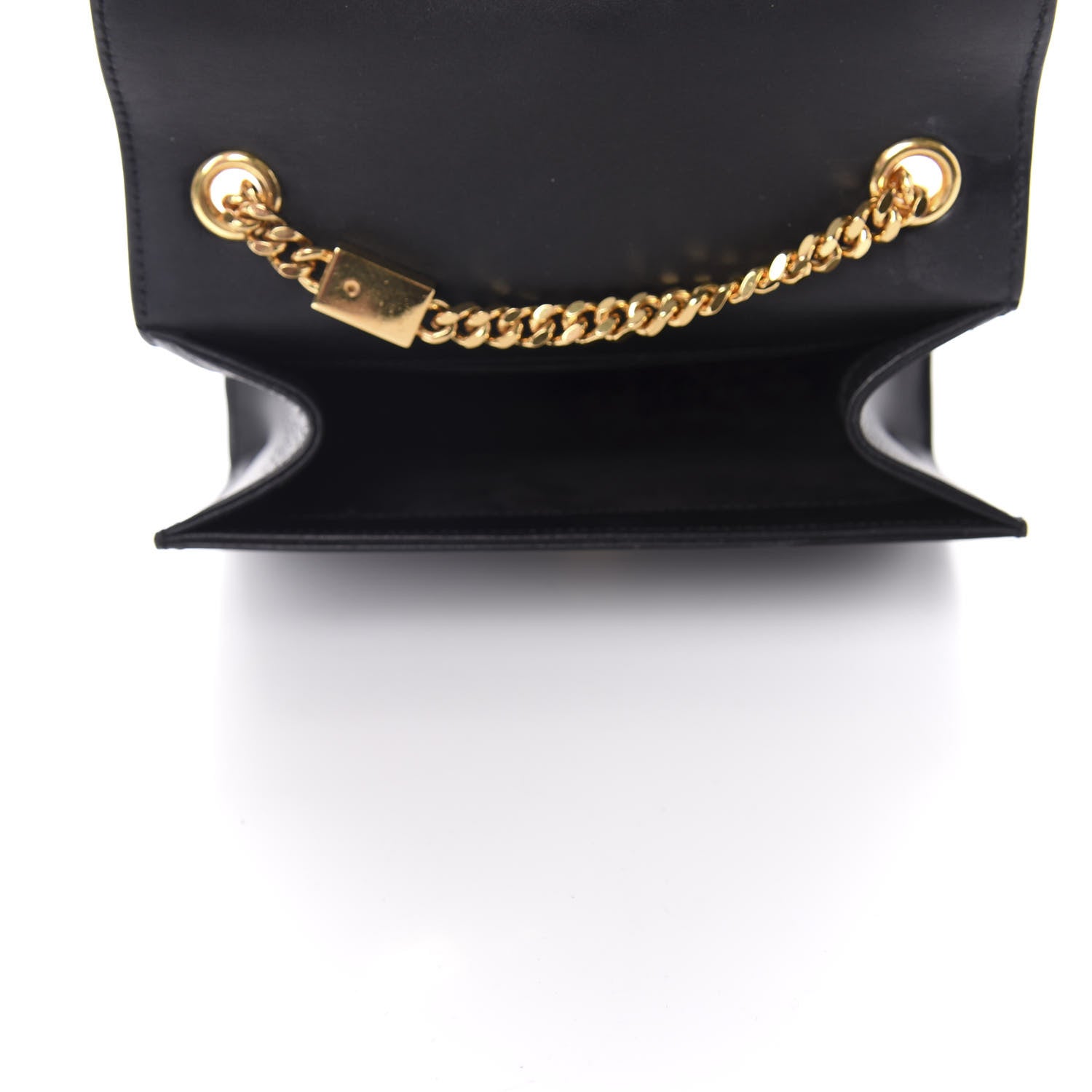 Saint Laurent Calfskin Small Classic Monogram Kate Tassel Satchel Black 5 of 10