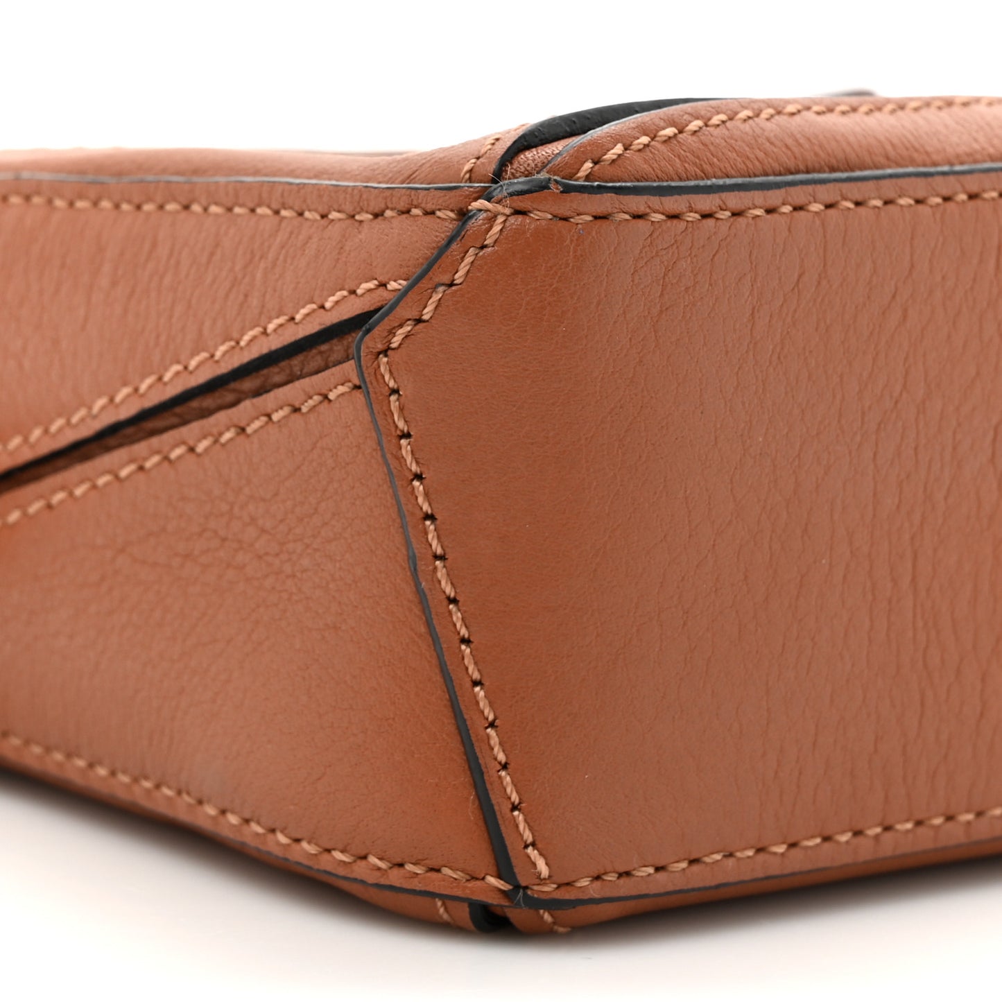 Calfskin Nano Puzzle Bag Tan