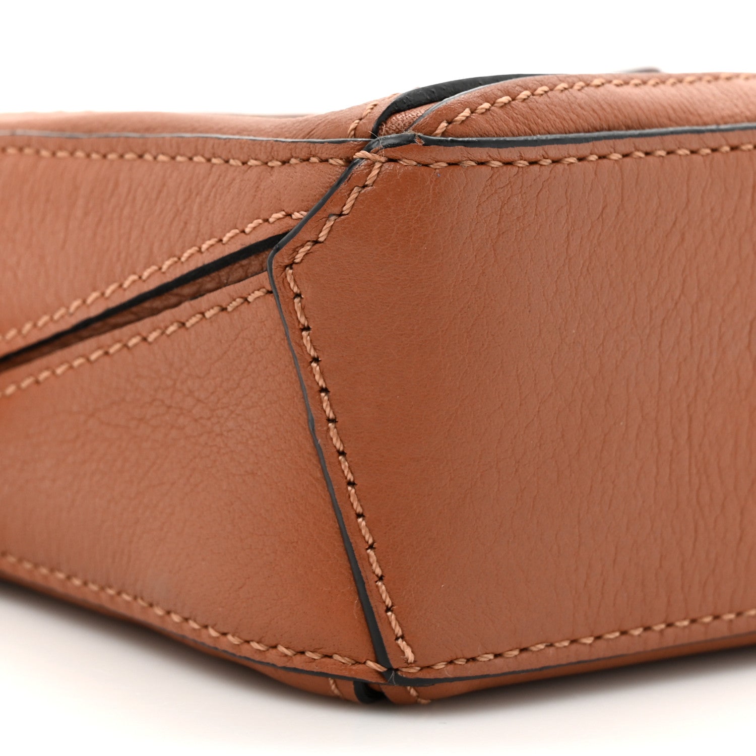 Loewe Calfskin Nano Puzzle Bag Tan 10 of 10