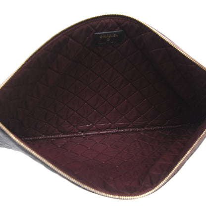 Chanel Caviar Quilted Large Cosmetic Case Black 4 of 9