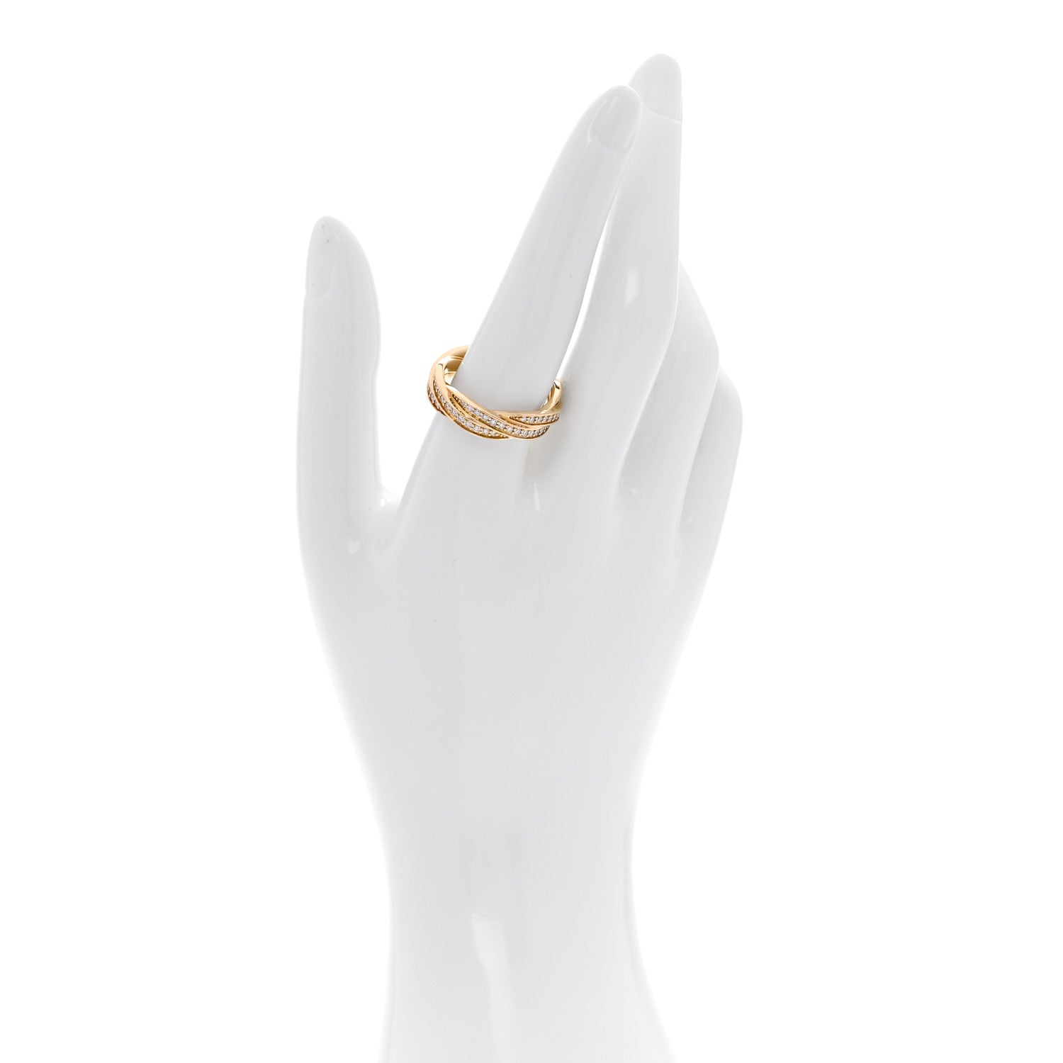 David Yurman 18K Yellow Gold 6mm DY Helios Band Ring 59 8.75 2 of 5