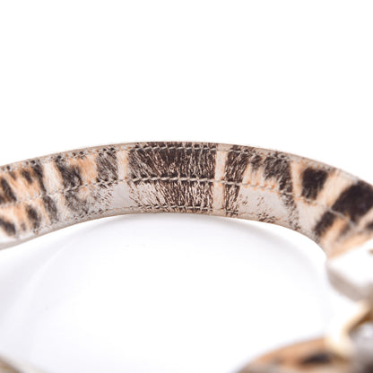 Saint Laurent Calf Hair Printed Oversized Muse Snow Leopard 8 of 20