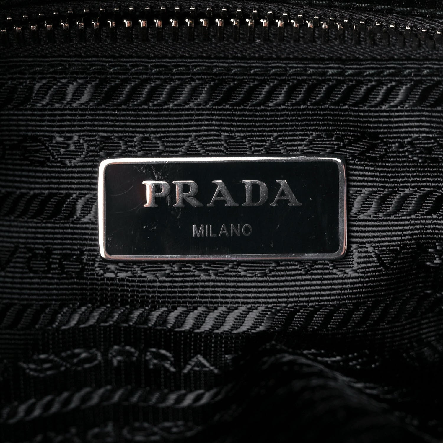 Prada Nylon Tessuto Impuntu Quilted Backpack Black 7 of 11