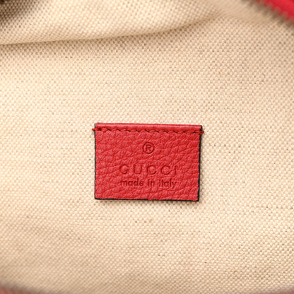 Gucci Grained Calfskin Logo Belt Bag Hibiscus Red 6 of 12