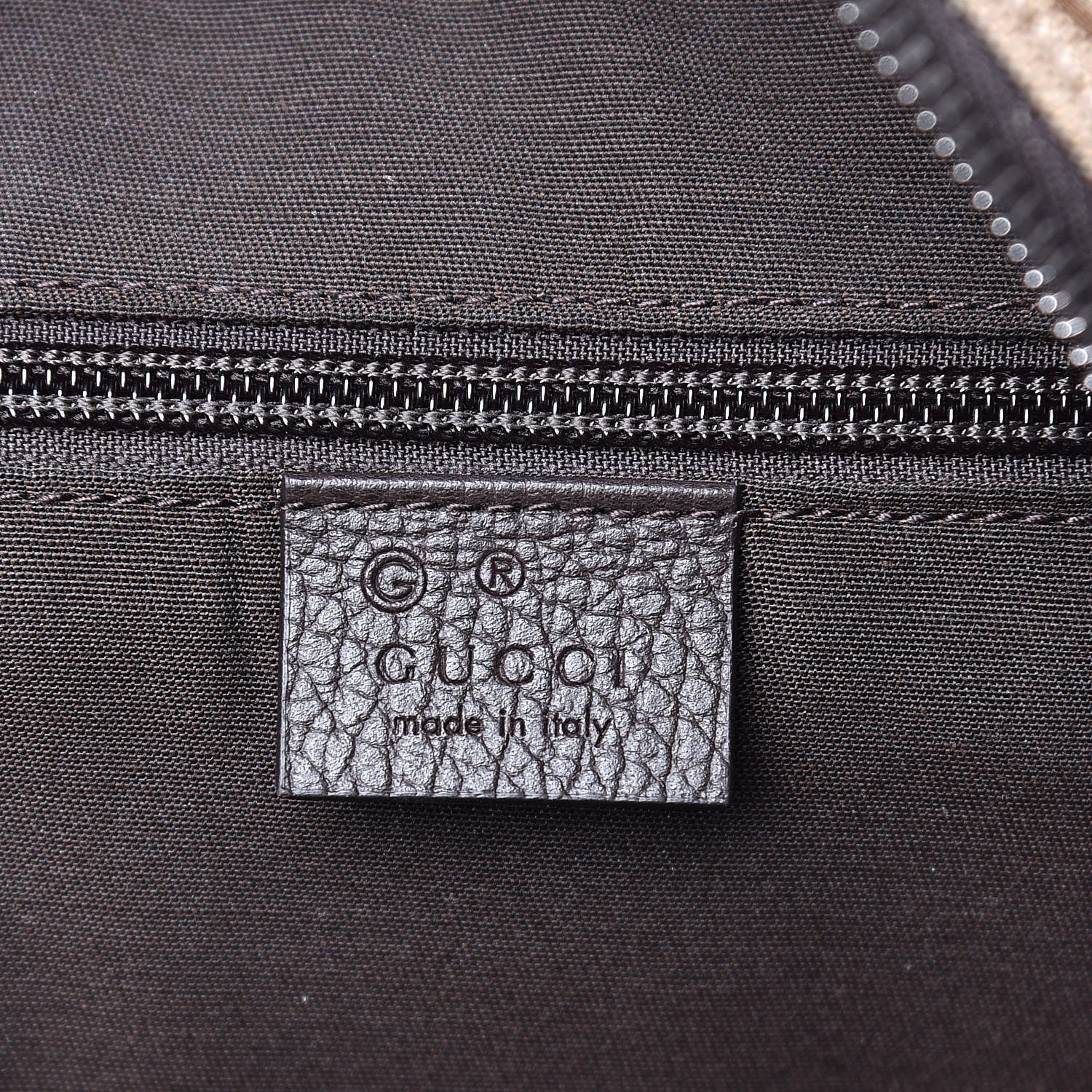 Gucci Monogram Travel Backpack Dark Brown 6 of 9
