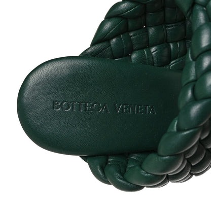 Bottega Veneta Nappa Twisted Padded Intrecciato Curve Slide Sandals 40 Vert Fonce 7 of 7