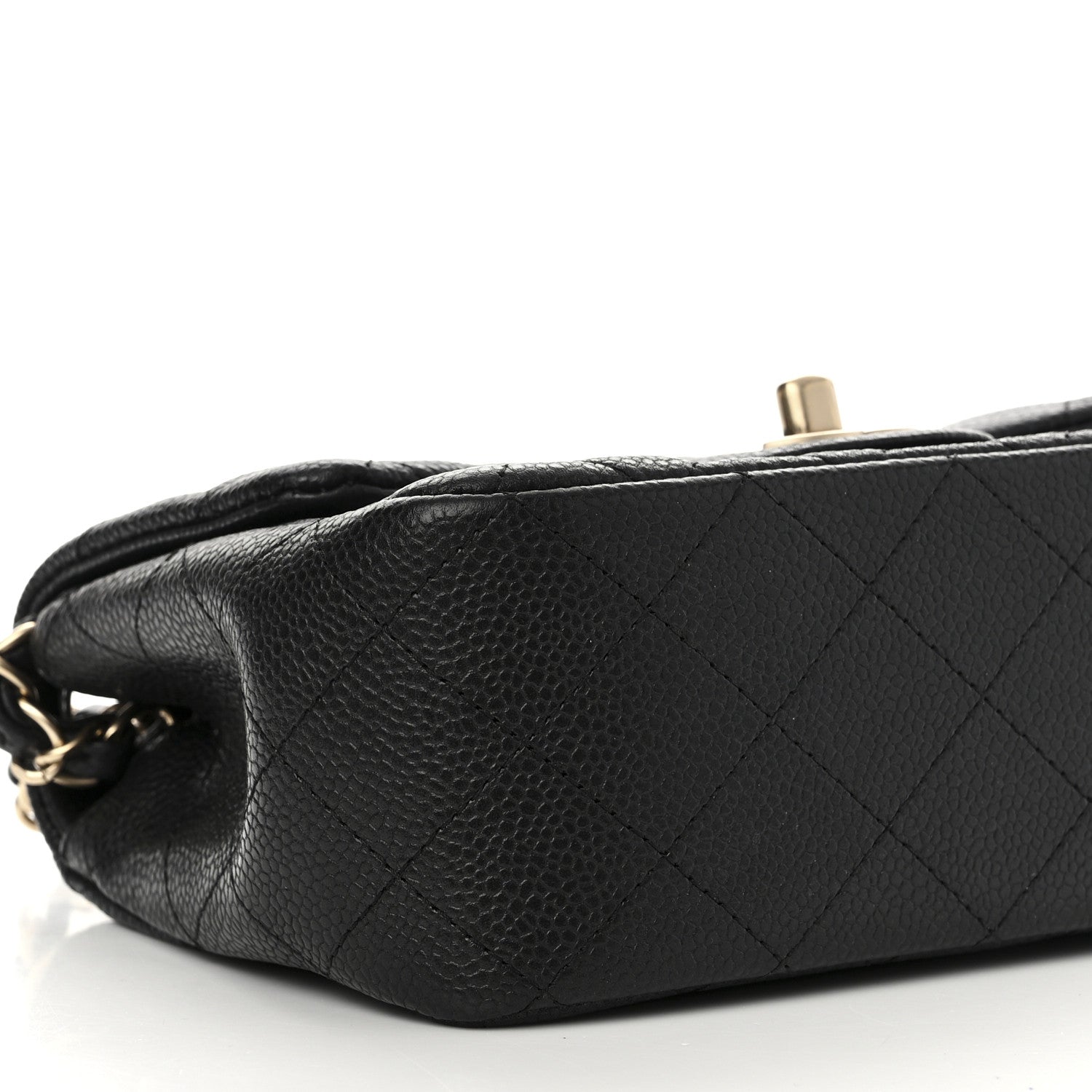Chanel Caviar Quilted Mini Square Flap Black 9 of 10