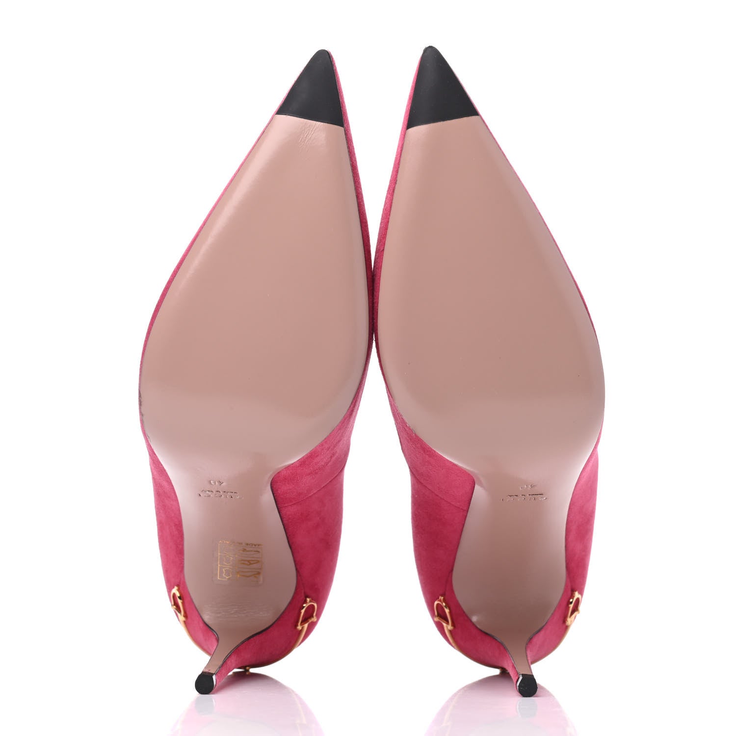 Gucci Kid Scamosciato Pumps 40 Pink 5 of 14