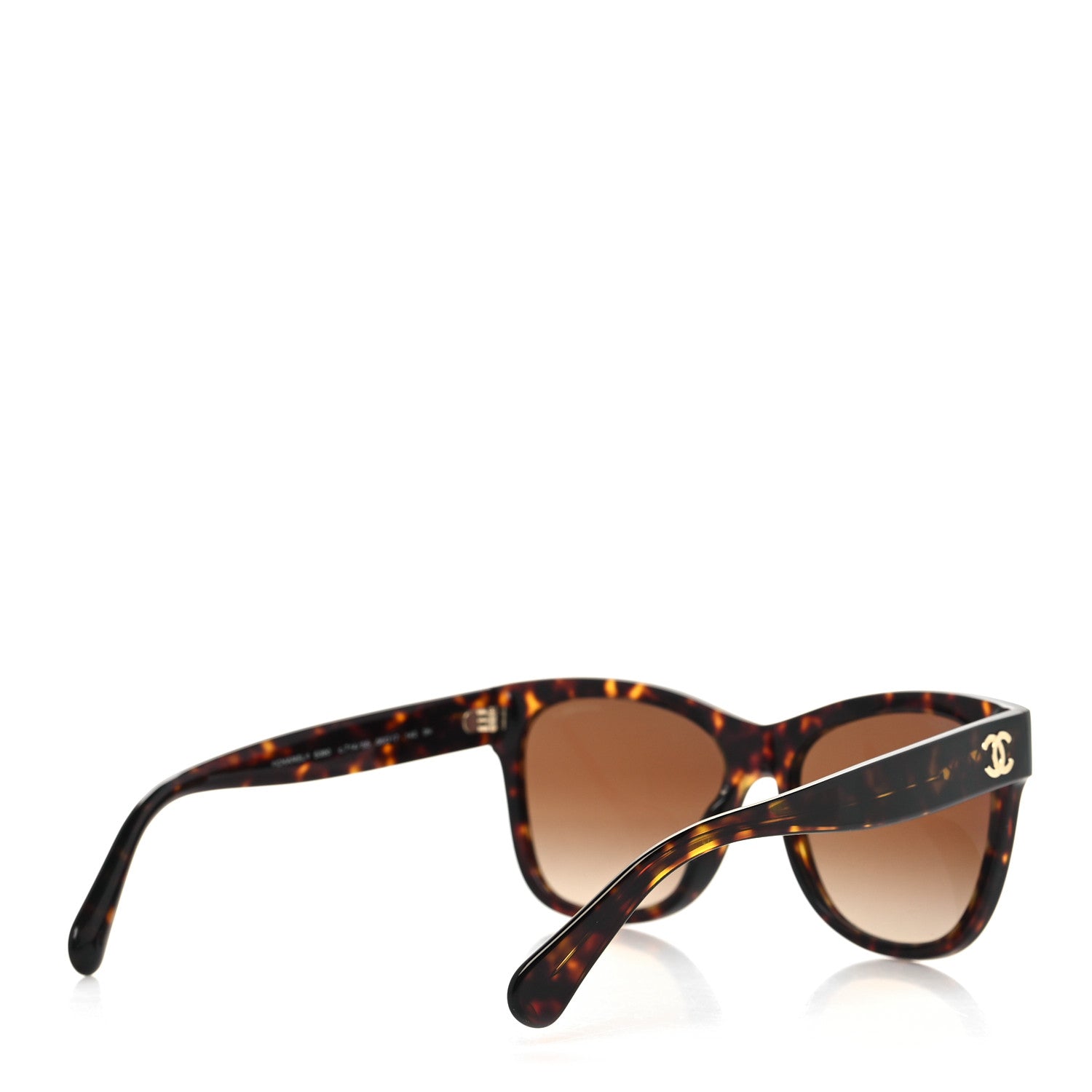 Chanel Acetate Runway Square Sunglasses 5380 Dark Tortoise 4 of 8