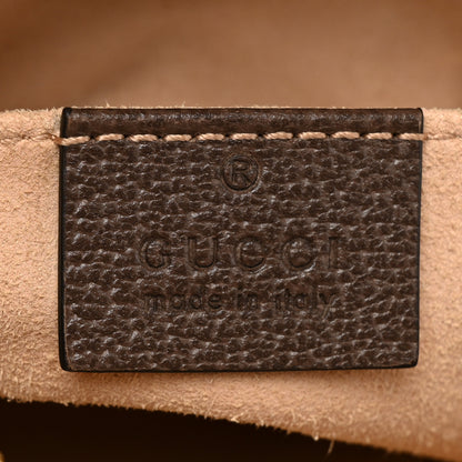 Gucci GG Supreme Monogram Web Mini Ophidia Shoulder Bag Brown 6 of 17