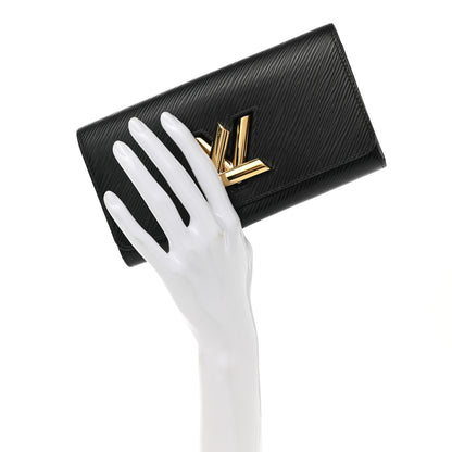 Louis Vuitton Epi Twist Wallet Black 2 of 6