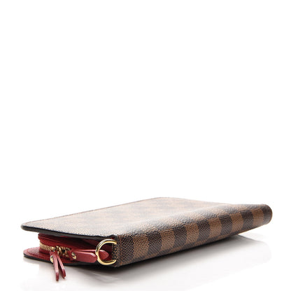 Louis Vuitton Damier Ebene Insolite Wallet Red 4 of 7