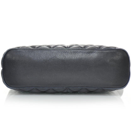 Chanel Lambskin Quilted Shoulder Bag Navy Blue 5 of 9