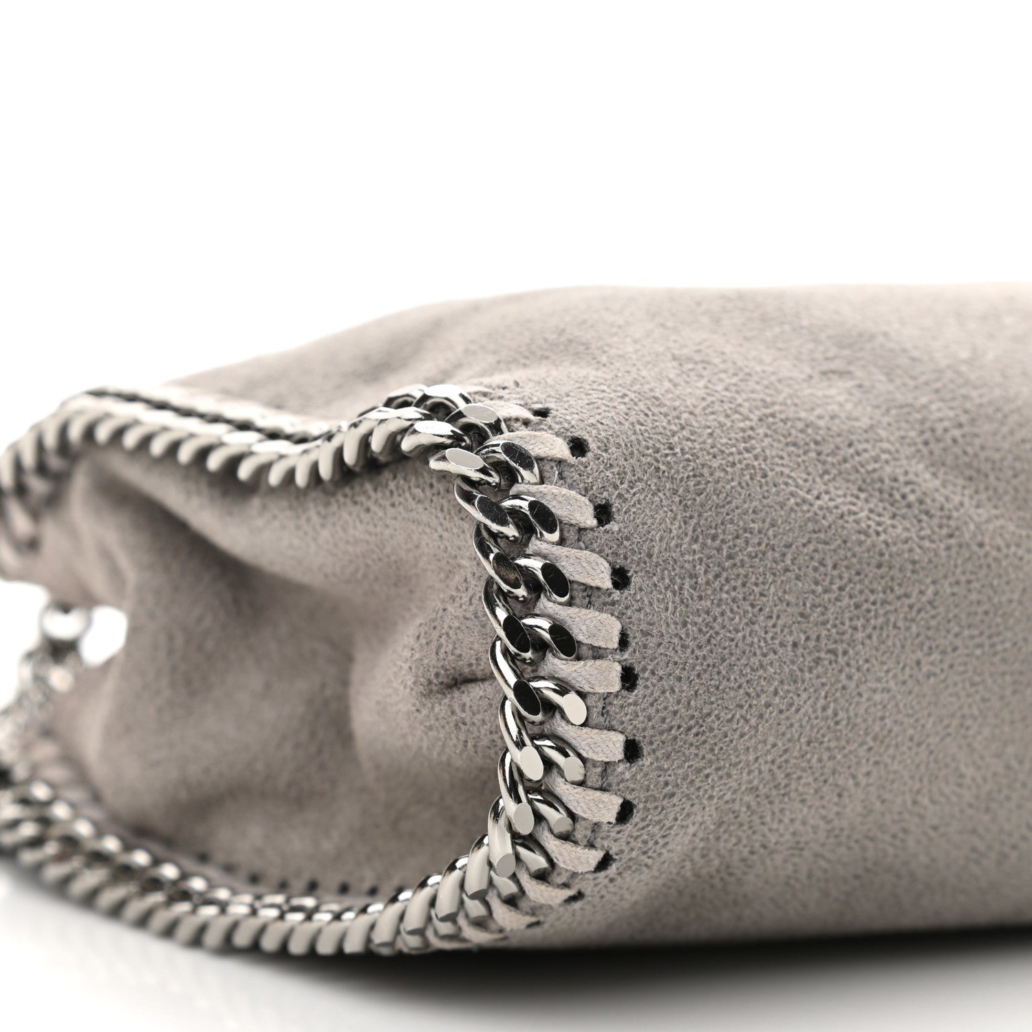 Stella McCartney Shaggy Deer Tiny Falabella Tote Grey 8 of 10