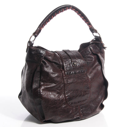 Balenciaga Chevre Shrug Hobo Chocolate 4 of 11