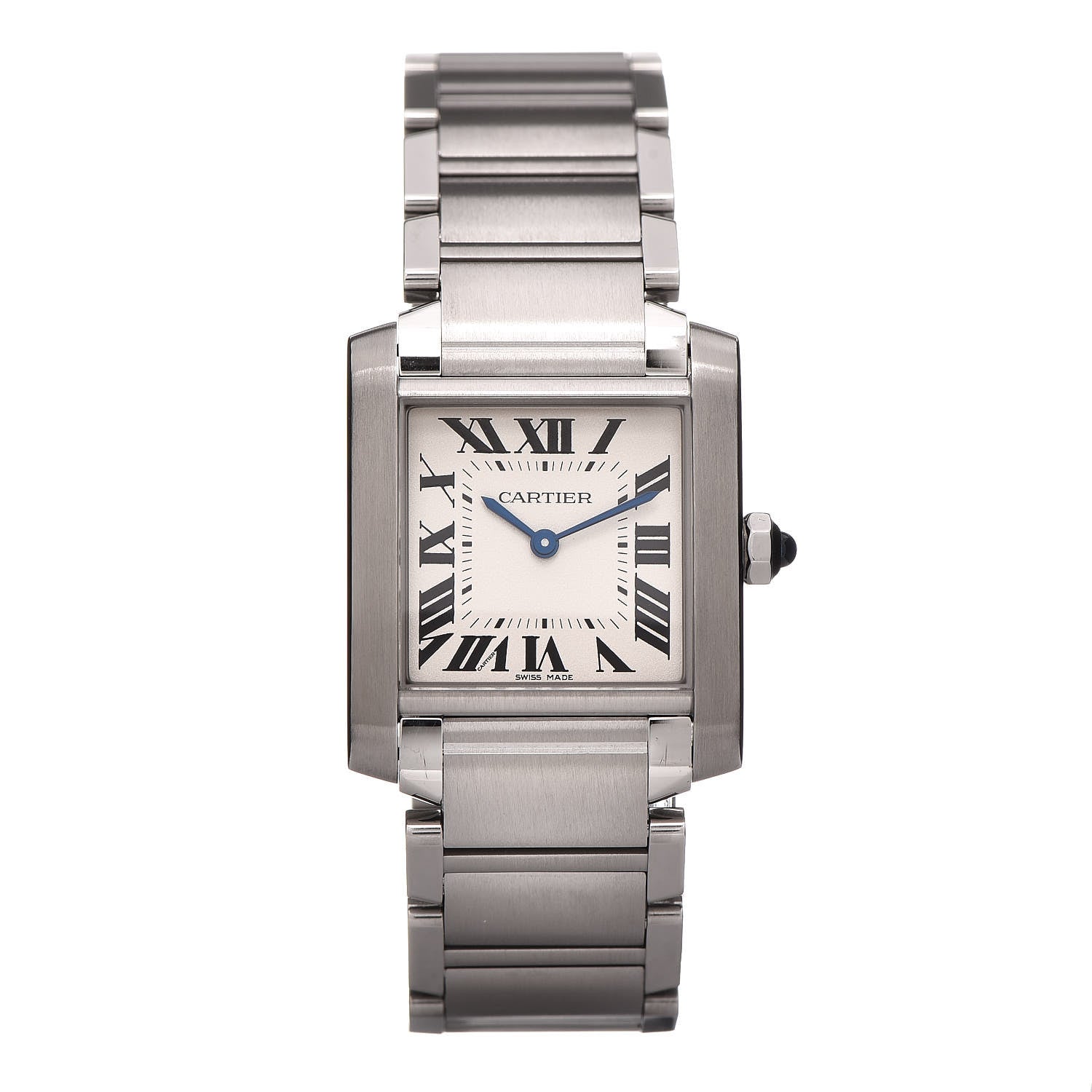 Cartier Stainless Steel 25mm Tank Francaise Quartz Watch 1 of 7
