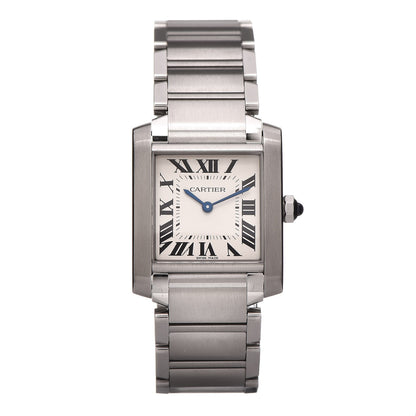 Cartier Stainless Steel 25mm Tank Francaise Quartz Watch 1 of 7