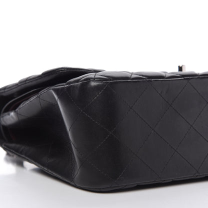 Chanel Lambskin Quilted Jumbo Double Flap Black 7 of 12