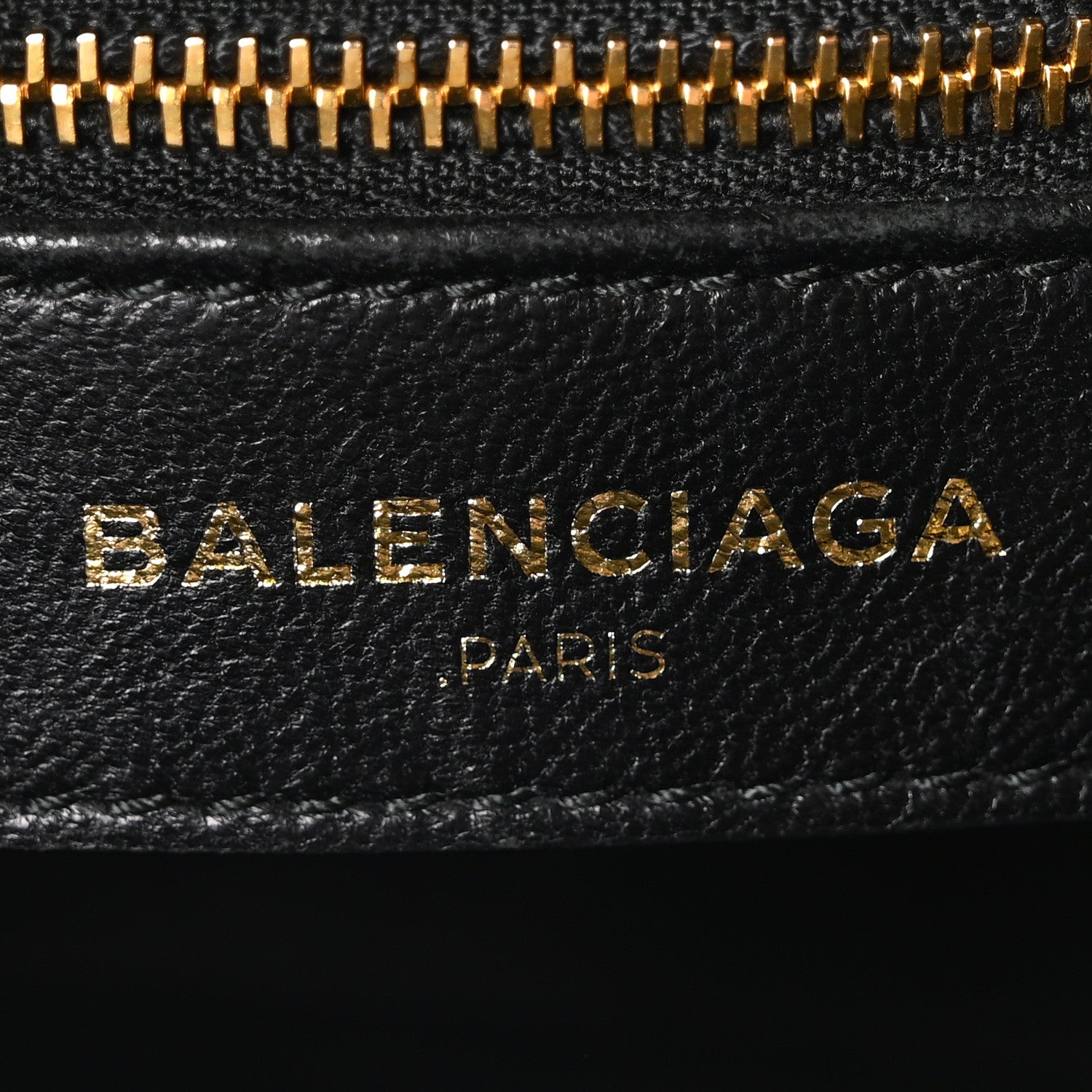Balenciaga Chevre Gold Metallic Edge Hardware Mini City Black 7 of 11