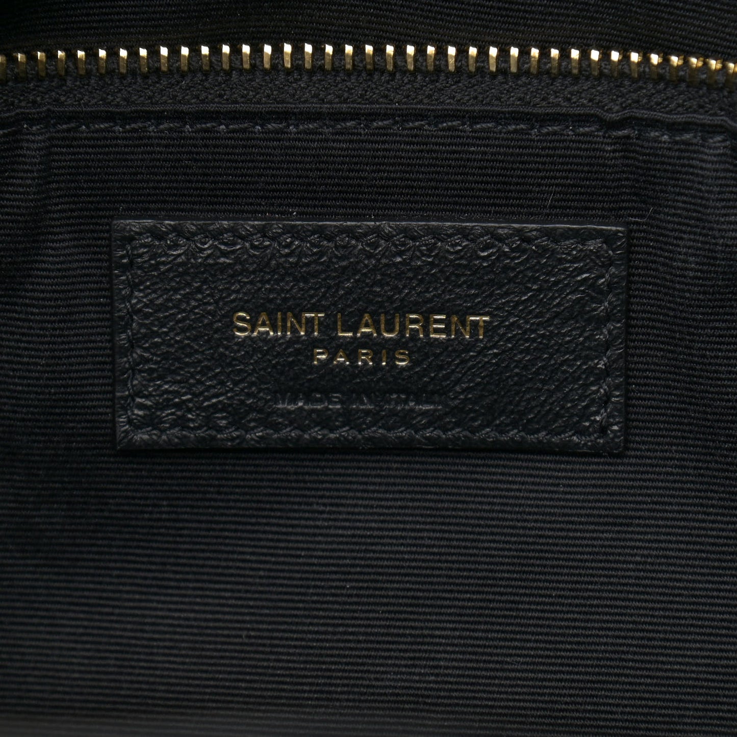 Lambskin Quilted Medium Loulou Puffer Monogram Chain Satchel Black