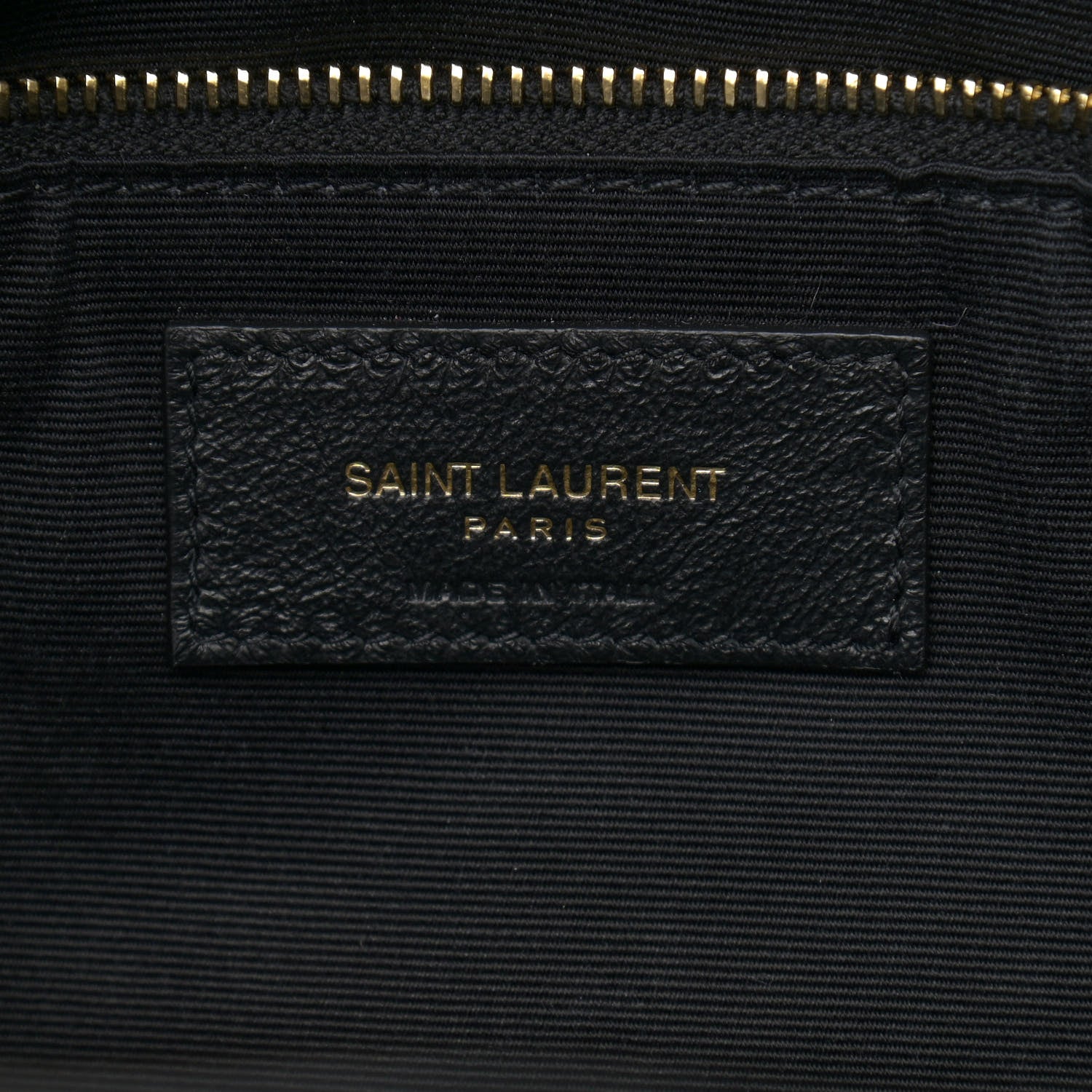 Saint Laurent Lambskin Quilted Medium Loulou Puffer Monogram Chain Satchel Black 6 of 10
