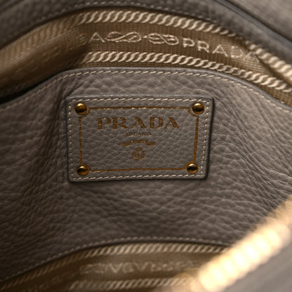 Prada Vitello Daino Shoulder Bag Argilla 6 of 9