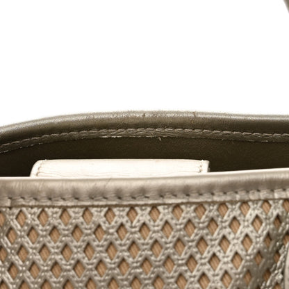 Chanel Metallic Calfskin Perforated Up In The Air Tote Silver 12 of 13