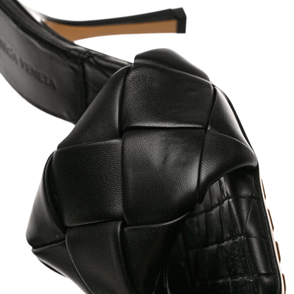 Bottega Veneta Nappa Maxi Intrecciato Lido Mule Sandals 37 Black 3 of 10