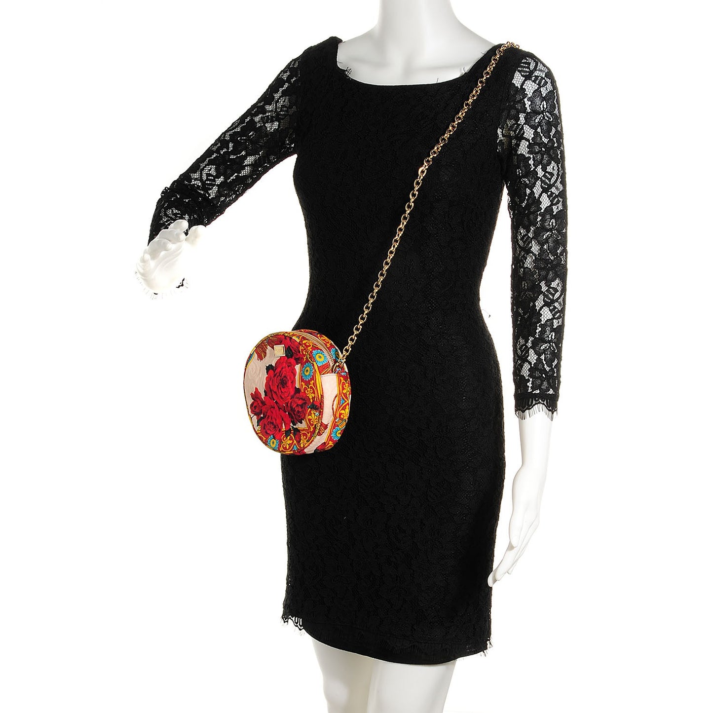 Brocade Floral Glam Crossbody Multicolor