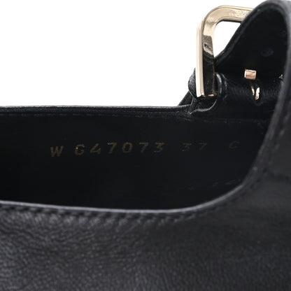 Chanel Lambskin Mary Jane Flats 37 Black 9 of 9