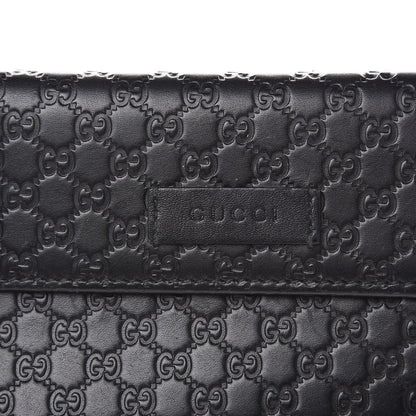 Gucci Soft Microguccissima Continental Zip Wallet Black 10 of 13