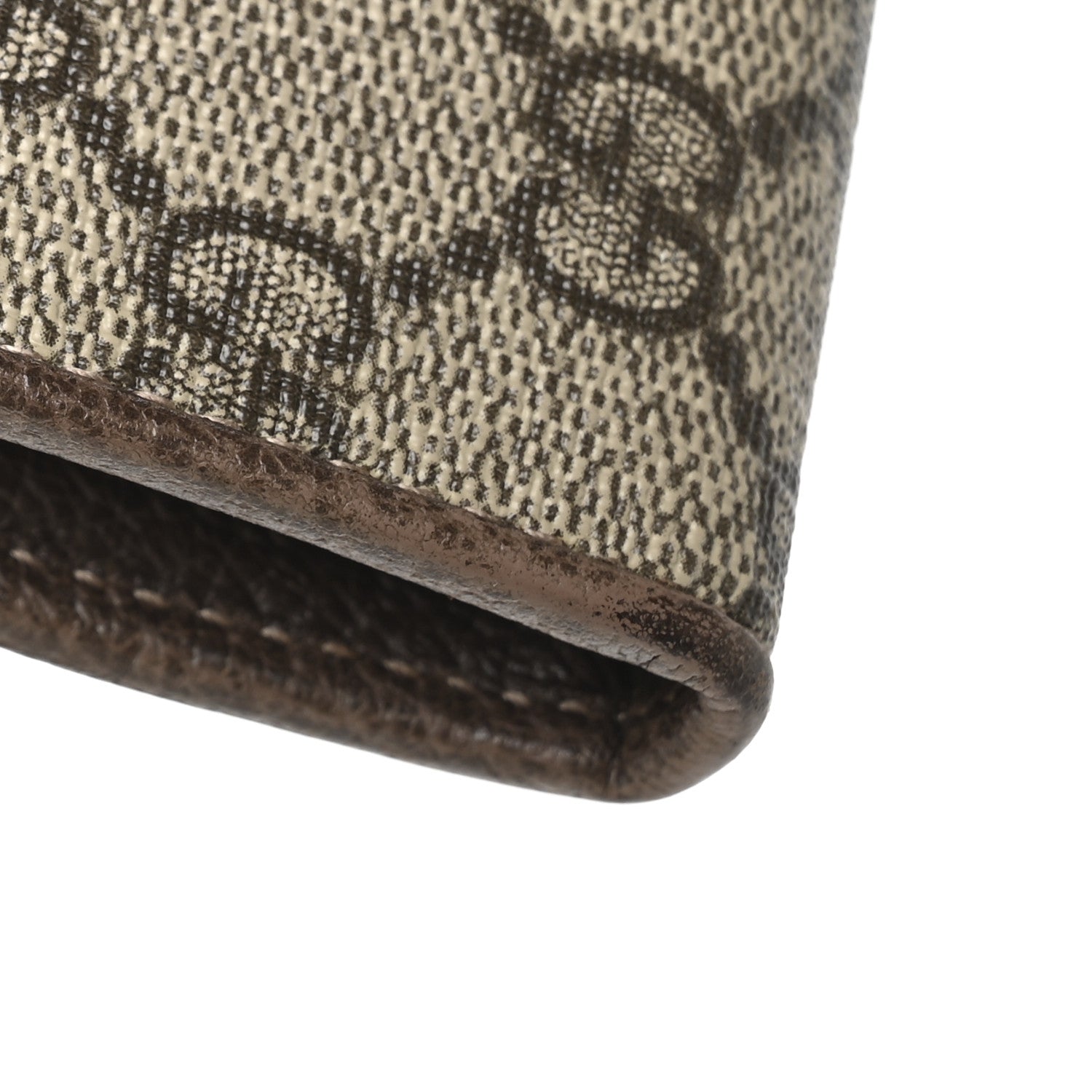 Gucci GG Supreme Monogram Web Ophidia Wallet On Chain Brown 11 of 12