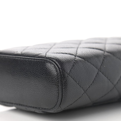 Chanel Caviar Quilted Phone Holder With Chain Black 10 of 11