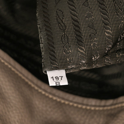 Prada Vitello Daino Zippered Tote Argilla 7 of 14