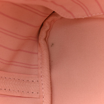 Louis Vuitton Damier Ebene Neo Neverfull MM Rose Ballerine 12 of 15