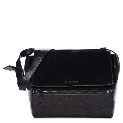 Givenchy Calf Hair Calfskin Medium Pandora Box Crossbody Bag Black 1 of 22