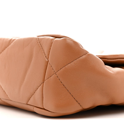Chanel Lambskin Quilted Medium Chanel 19 Flap Brown 10 of 13