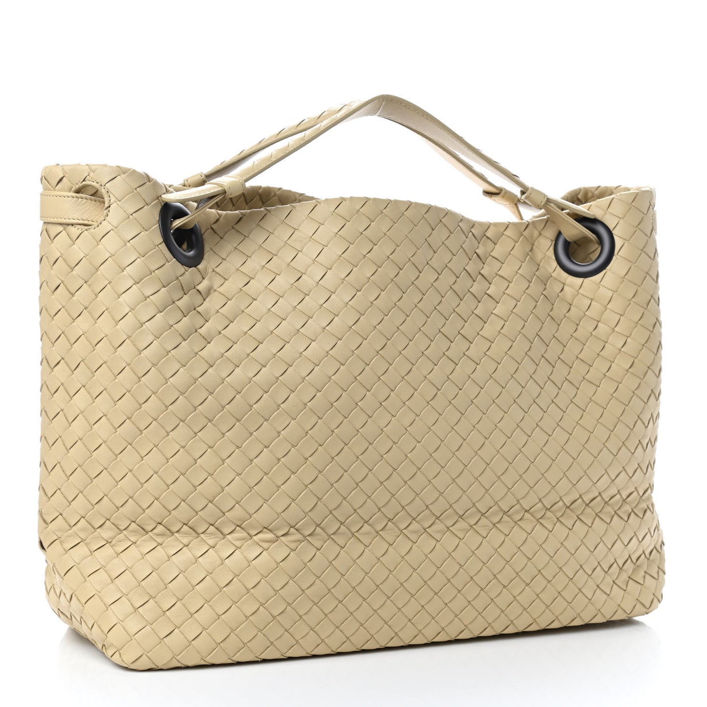 Nappa Intrecciato Medium Garda Bag Banane