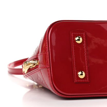 Louis Vuitton Vernis Alma BB Pomme D'Amour 7 of 8