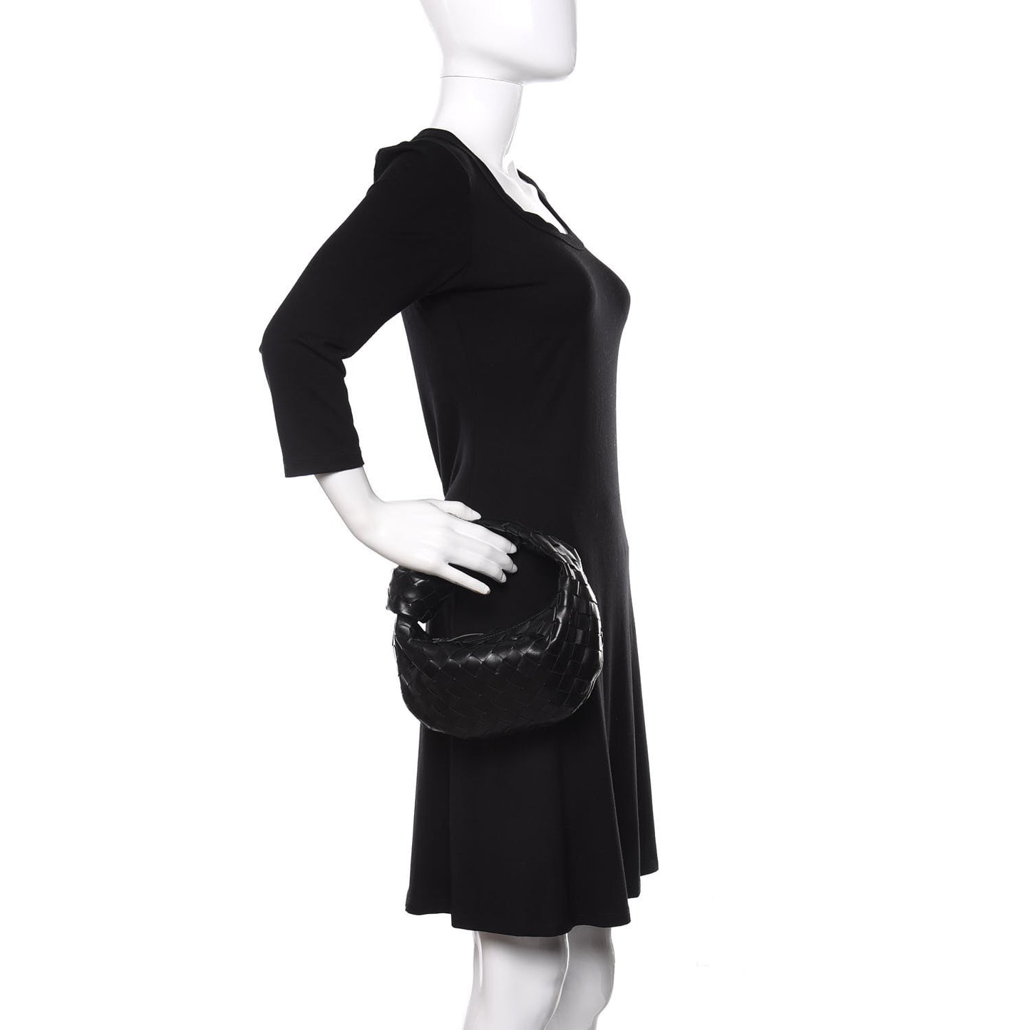 Nappa Intrecciato Mini Jodie Black