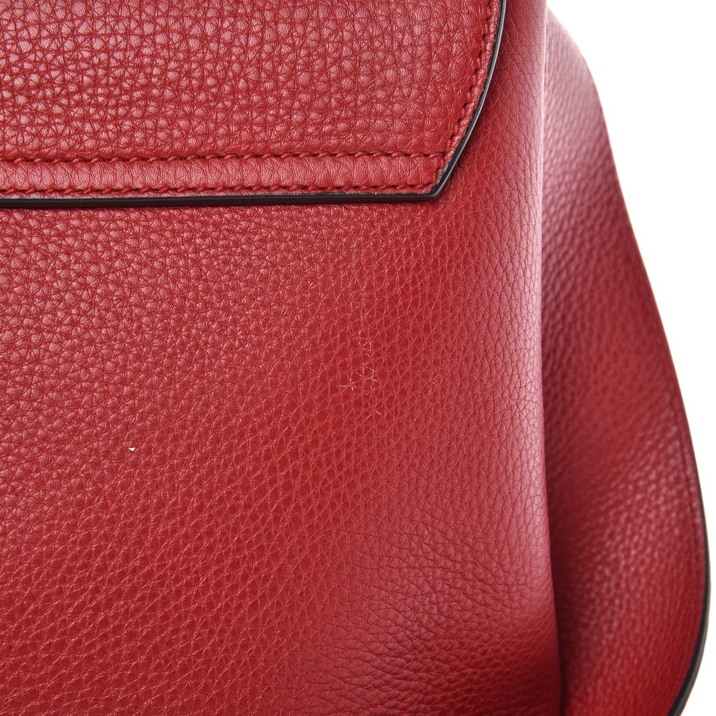 Cellarius Calfskin Large GG Marmont Shoulder Bag Vulcanic Red