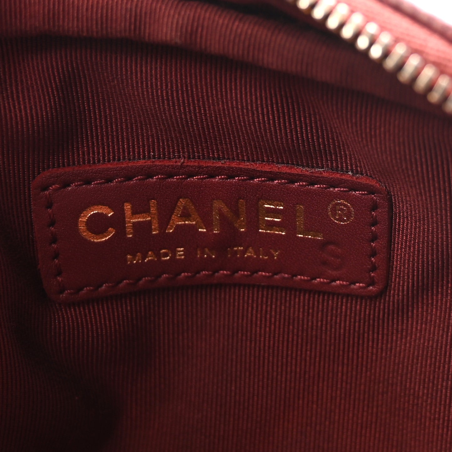 Caviar Quilted Mini Coco Tassel Camera Case Burgundy