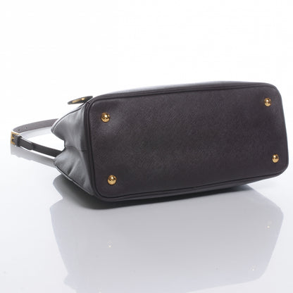 Prada Saffiano Lux Medium Tote Bordeaux 5 of 10